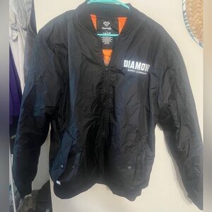 Diamond puffer jacket